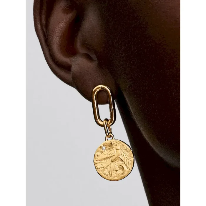 Swallow Medallion Charm - Image 2