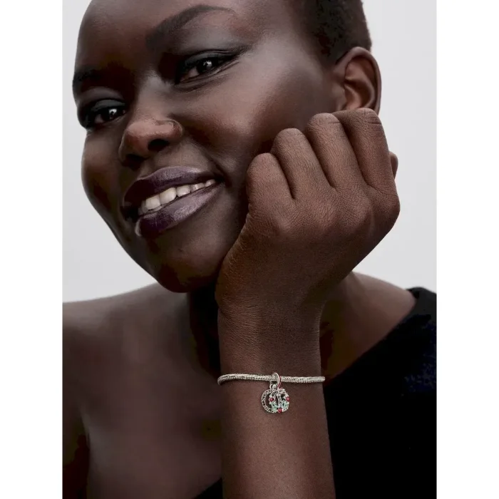 Holiday Wreath Double Dangle Charm - Image 3