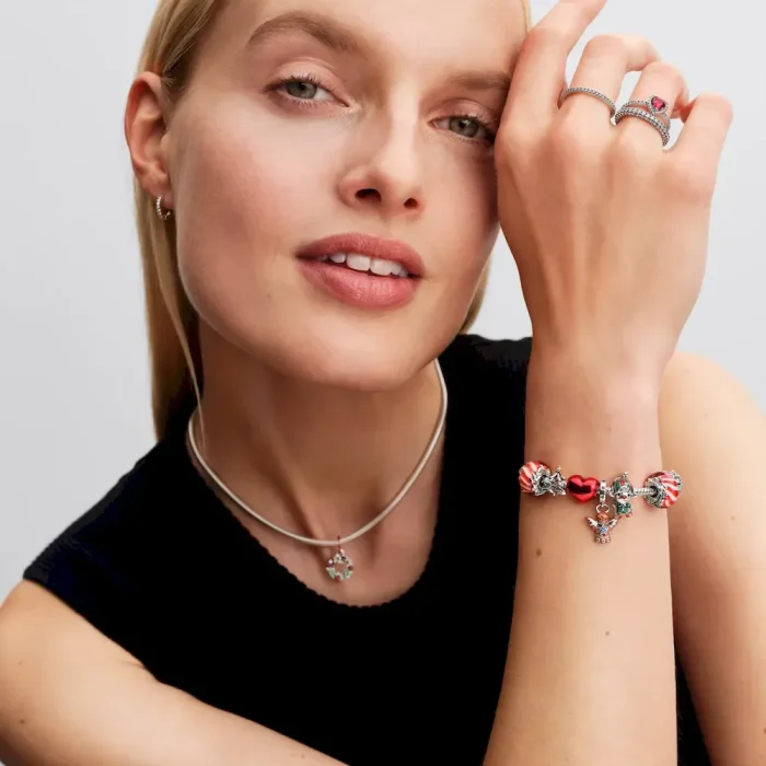 Holiday Wreath Double Dangle Charm - Image 4