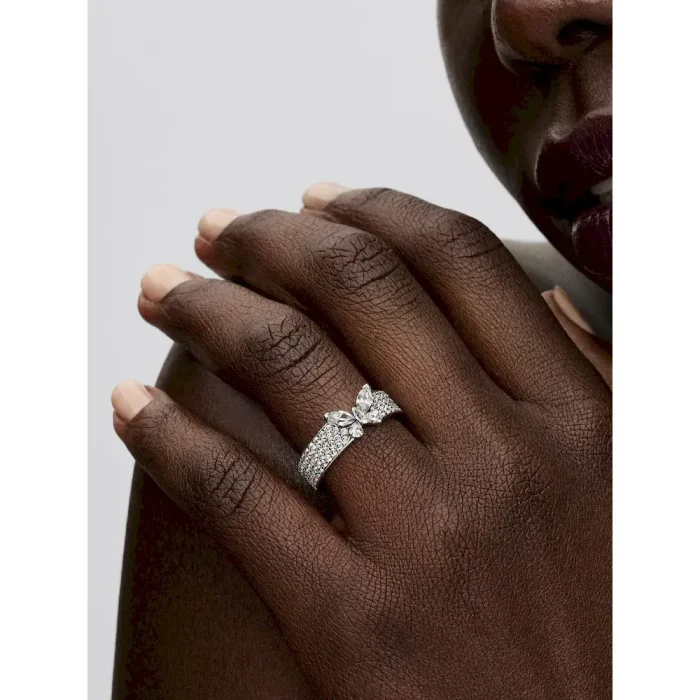 Sparkling Butterfly Bold Ring - Image 2