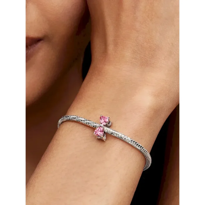 Pink Bow Charm - Image 2
