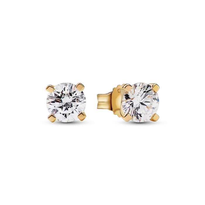 Pandora Era Lab-grown Diamond Pendant Necklace and Earring Set 2.00 carat tw 14k Gold - Image 2