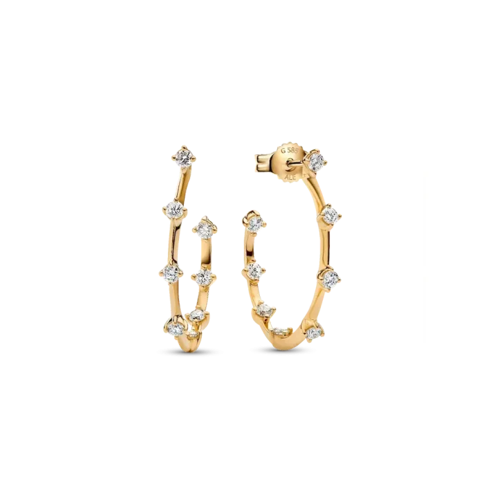 Lab-Grown Diamond Station Earring and Ring Set - Image 3