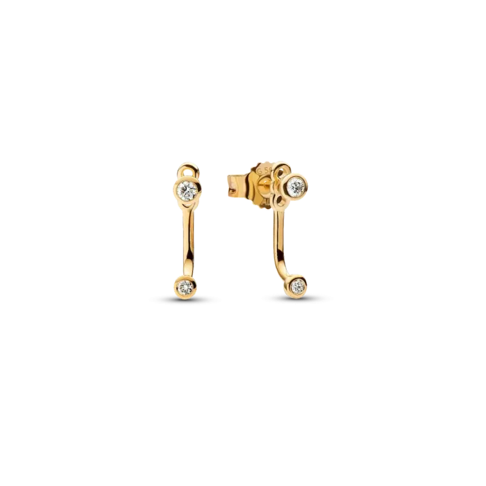Lab-Grown Diamond Open Earring and Ring Set - Image 2