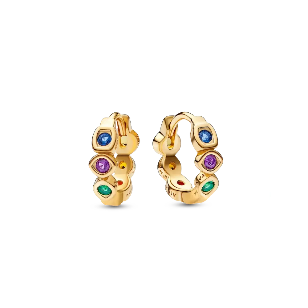 262567C01_RGB.webp Marvel The Avengers Infinity Stones Hoop Earrings - Image 1