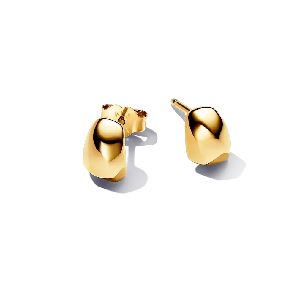 Organically Shaped Stud Earrings