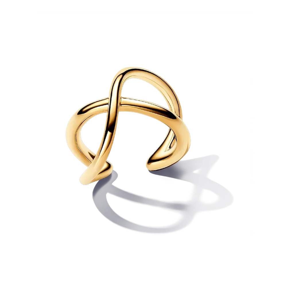 Organically Shaped Infinity Ear Cuff