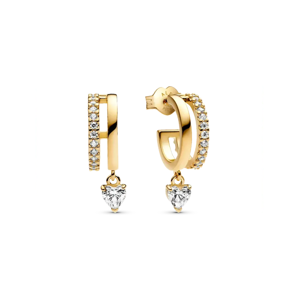 263685C01_RGB.webp Dangling Heart Hoop Earrings - Image 1