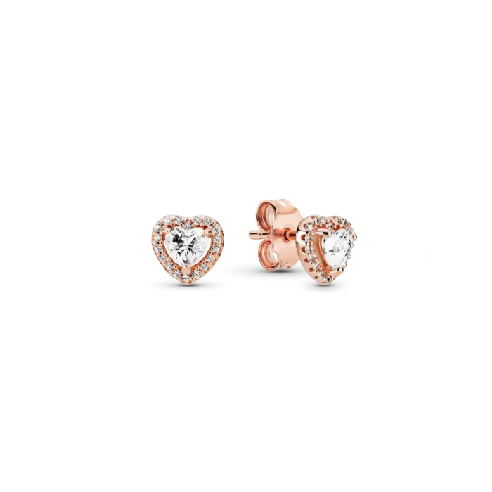 Elevated Heart Necklace & Earrings Set - Image 3