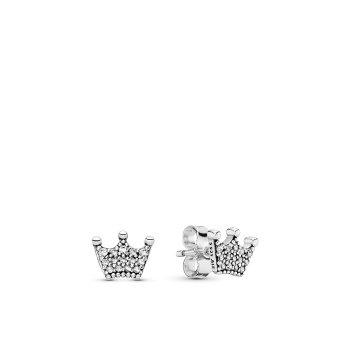 Crown Stud Earrings - Image 2