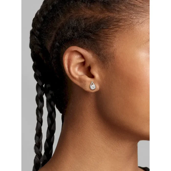 Pandora Infinite Lab-grown Diamond Ring and Earrings Set 1 ct tw Sterling Silver - Image 4