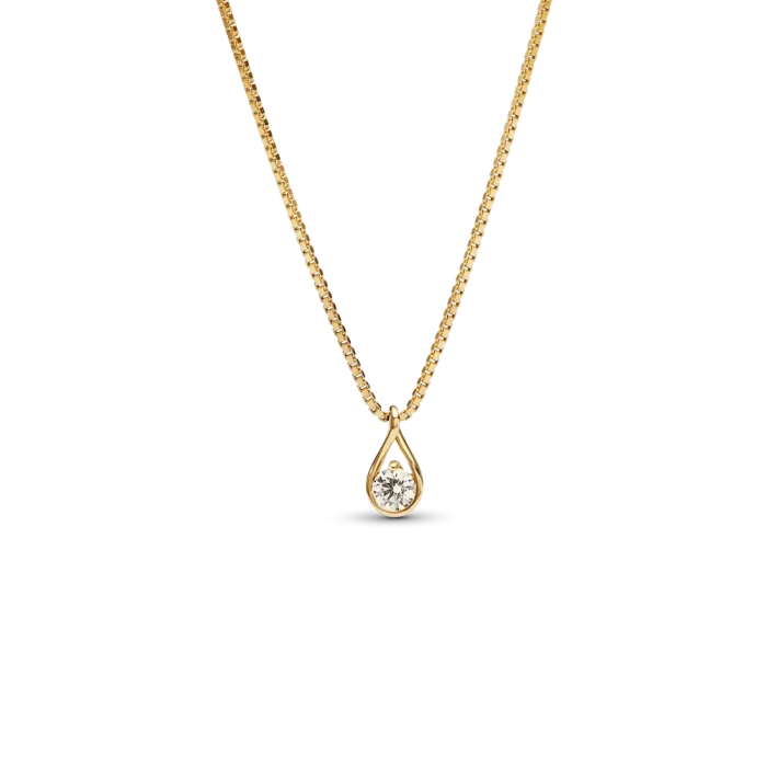 Pandora Infinite Lab-grown Diamond Necklace and Earrings Set 0.75 carat tw 14k Gold - Image 2