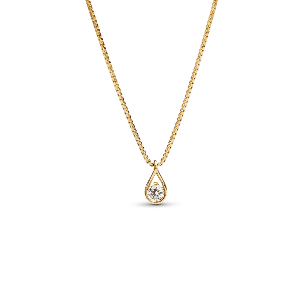 Pandora Infinite 14k Gold Lab-grown Diamond Pendant Necklace
