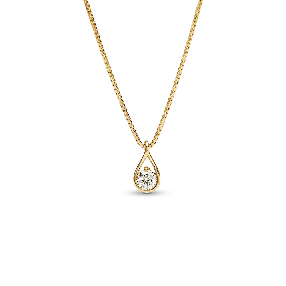 Pandora Infinite 14k Gold Lab-grown Diamond Pendant Necklace