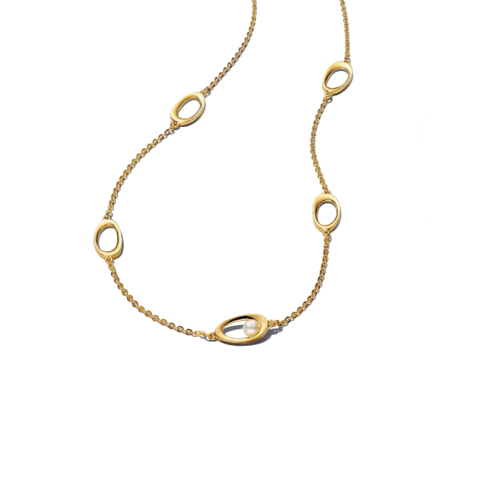 Simple Pearl jewelry set - Image 2