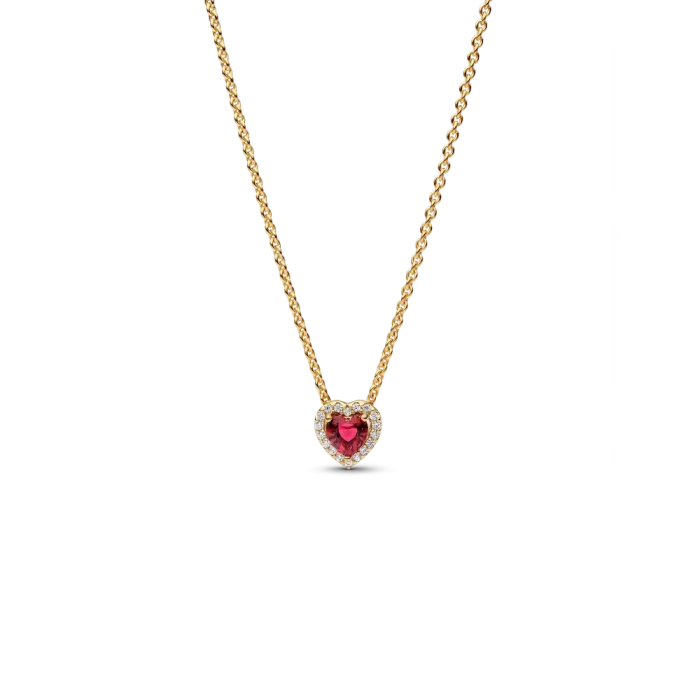 Elevated Heart Necklace & Earrings Set - Image 3