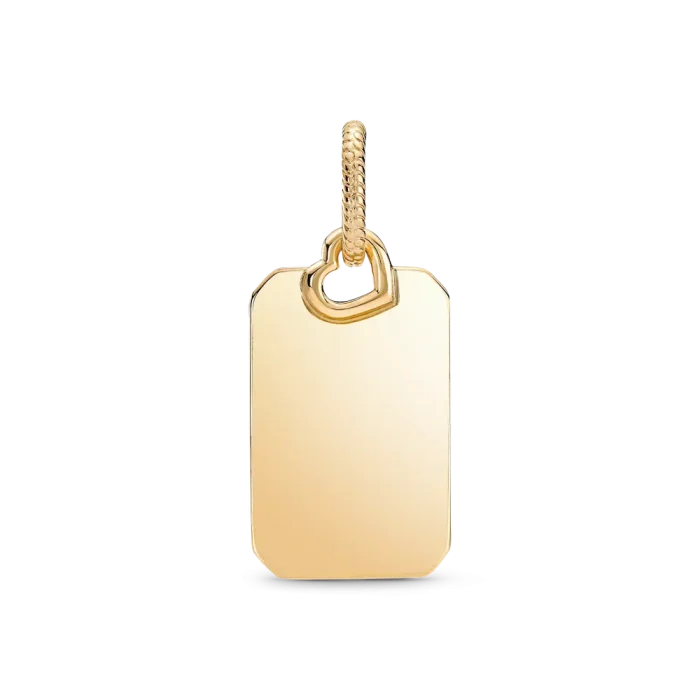 Engravable Rectangle Tag Pendant - Image 5