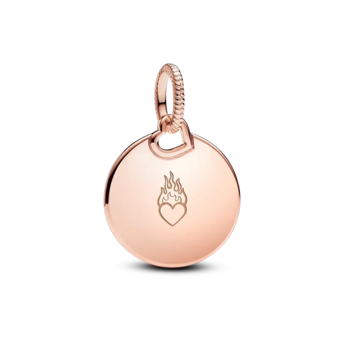 Engravable Round Tag Pendant - Image 4
