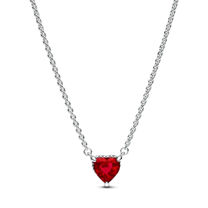 Sparkling Red Heart Ring Set - Image 3