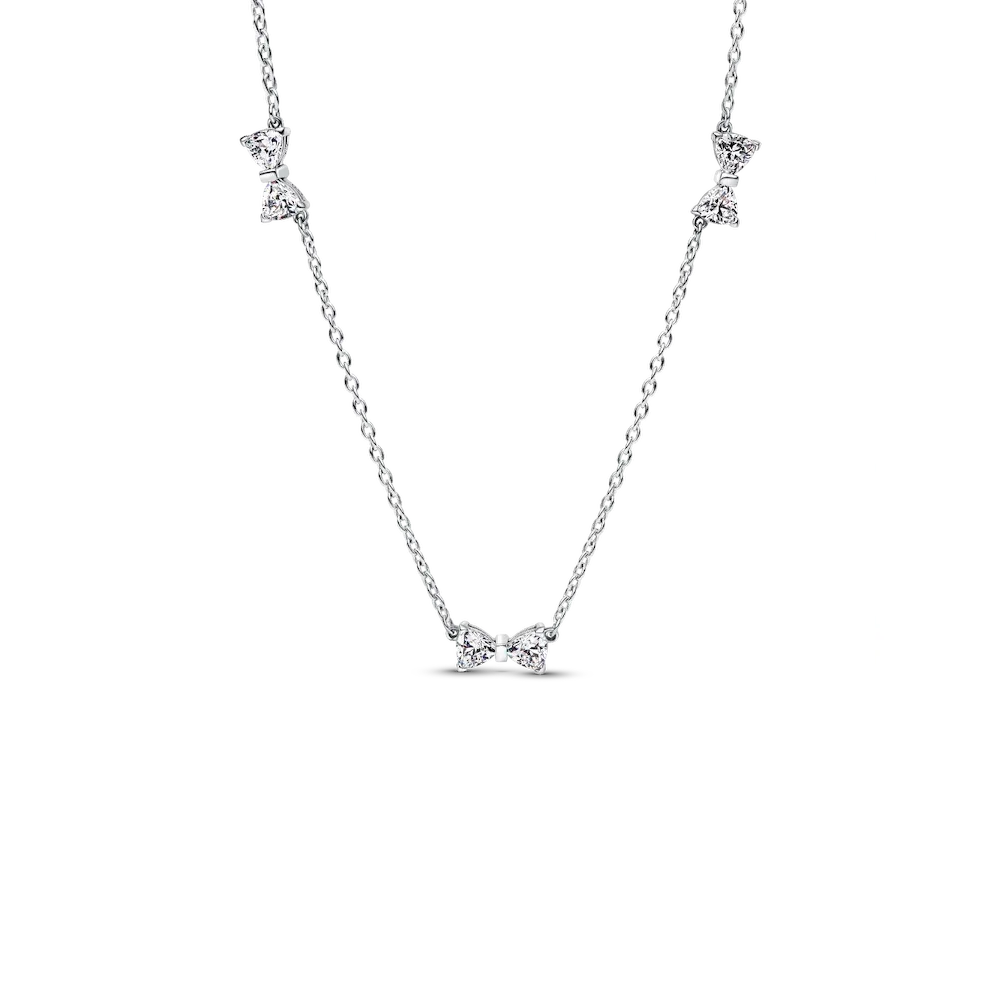 Bow Station Chain Necklace