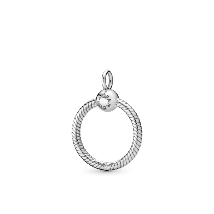 April Birthstone Eternity Circle O Pendant Set - Image 3