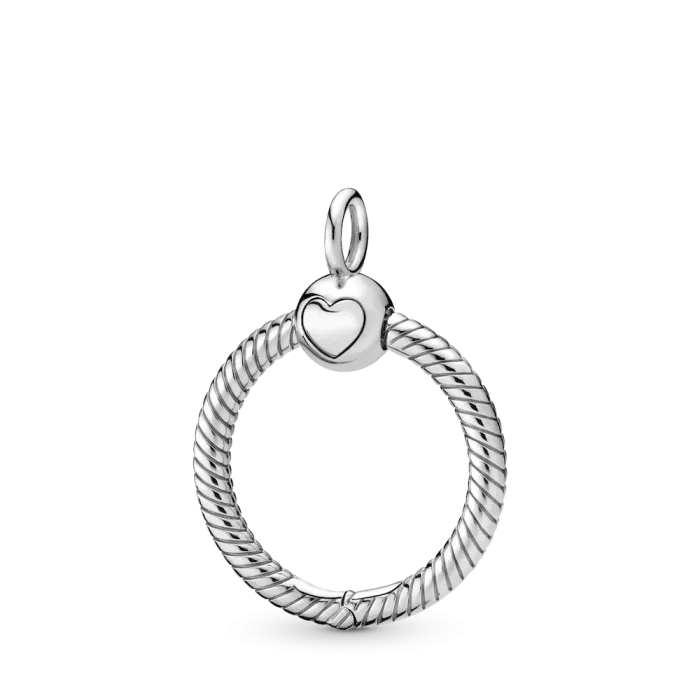 April Birthstone Eternity Circle O Pendant Set - Image 11