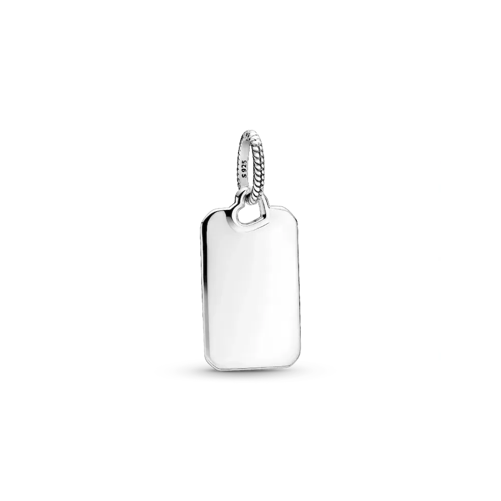 Engravable Rectangle Tag Pendant