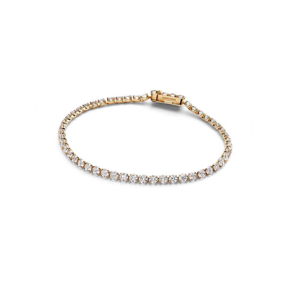 Pandora Era 14k Gold Lab-grown Diamond Tennis Bracelet
