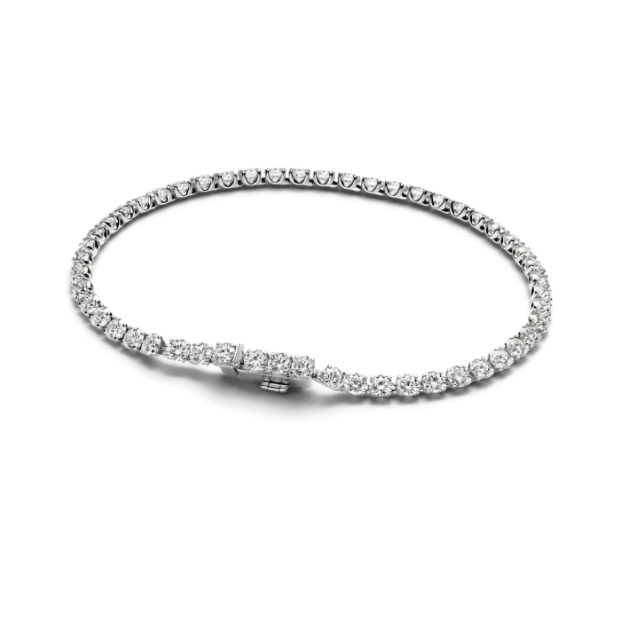 Pandora Era 14k White Gold Lab-grown Diamond Tennis Bracelet - Image 4