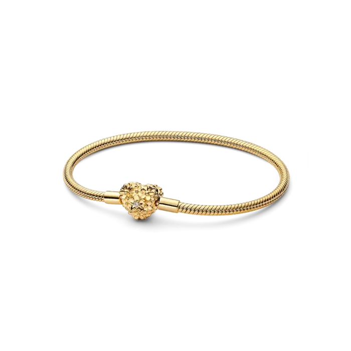 My Pandora Two Tone Daisy Dangle Charm Bracelet Set - Image 4