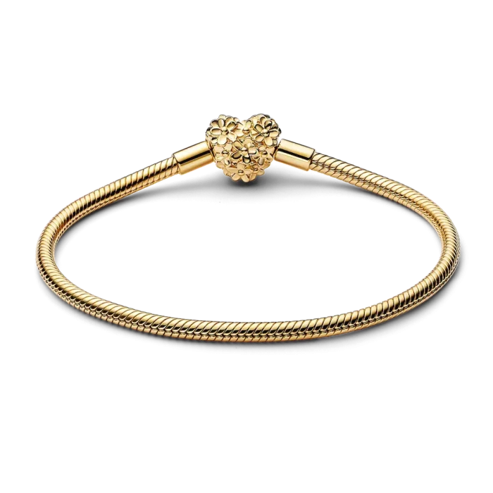 My Pandora Two Tone Daisy Dangle Charm Bracelet Set - Image 7