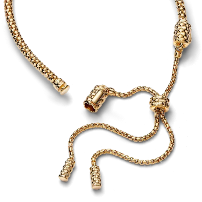 Studded Chain Slider Bracelet - Image 5