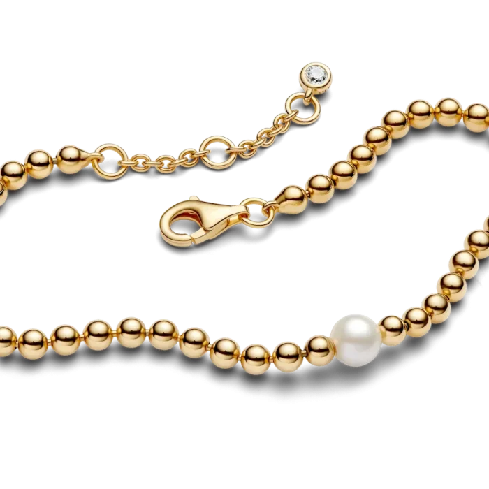 Treated Freshwater Cultured Pearl & Beads Bracelet - Image 6