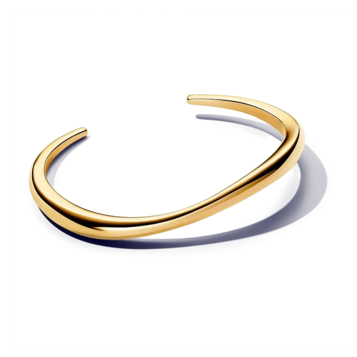 Organically Shaped Open Bangle - Image 7