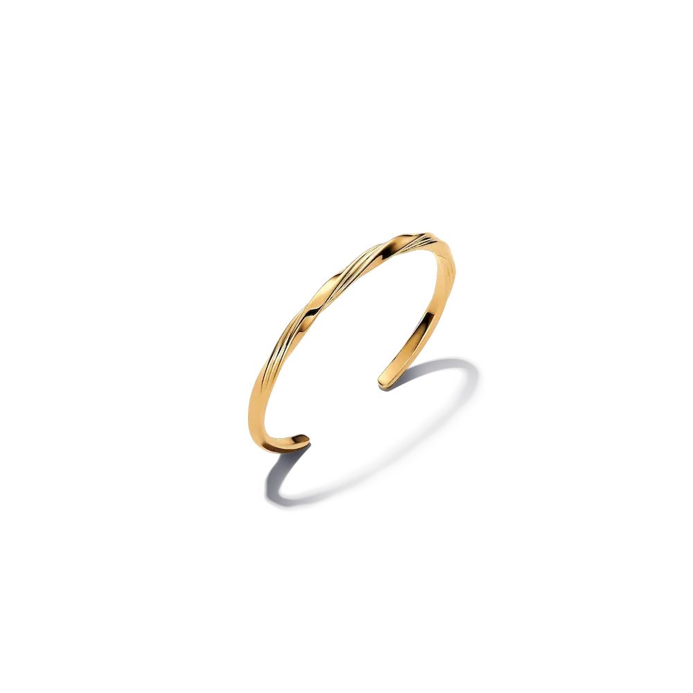 Twisted Open Bangle