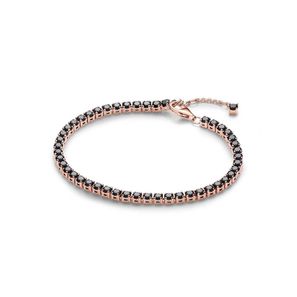 Black Sparkling Tennis Bracelet