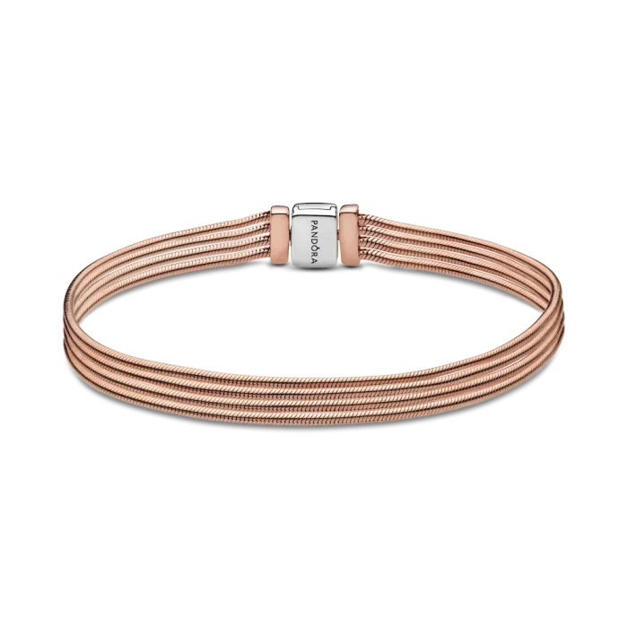 FINAL SALE - Pandora Reflexions™ Multi Snake Chain Bracelet - Image 7