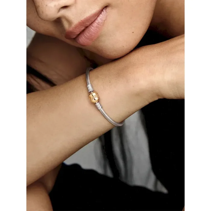 FINAL SALE - Pandora Moments Snake Chain Bracelet - Image 3