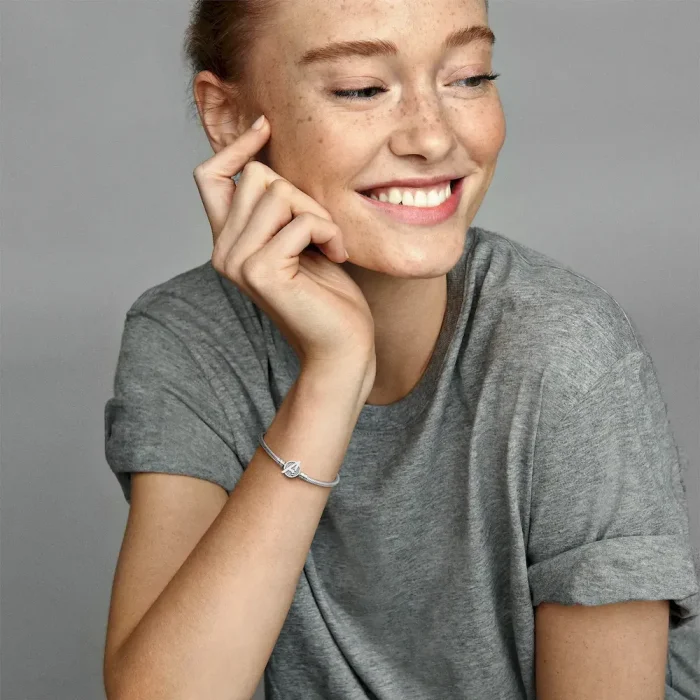 Pandora Moments Marvel The Avengers Logo Clasp Snake Chain Bracelet - Image 4