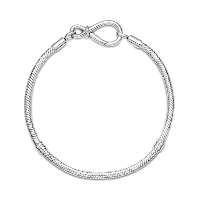 Pandora Moments Infinity Knot Snake Chain Bracelet - Image 5
