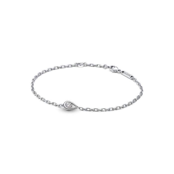 Pandora Infinite Sterling Silver Lab-grown Diamond Chain Bracelet - Image 2