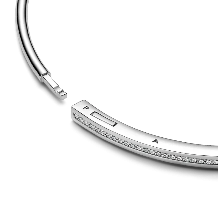 Pandora Signature I-D Pavé Bangle - Image 4