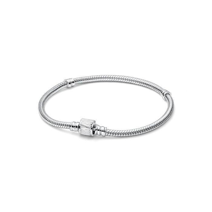 Pandora Moments Marvel Logo Clasp Snake Chain Bracelet - Image 2