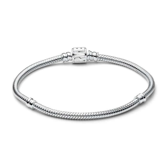 Pandora Moments Marvel Logo Clasp Snake Chain Bracelet - Image 5