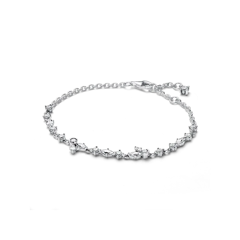 Sparkling Herbarium Cluster Chain Bracelet