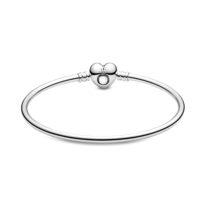 Pandora Moments Heart Clasp Bangle - Image 6