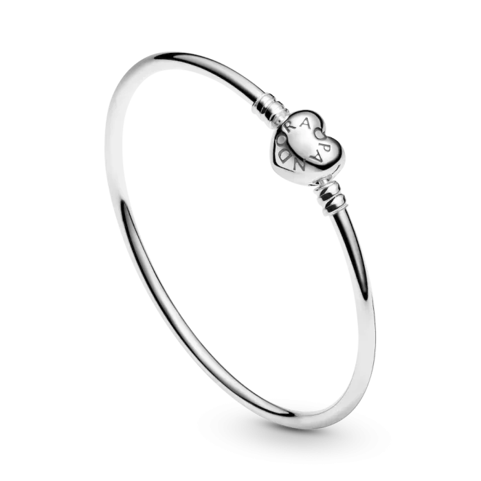 Pandora Moments Heart Clasp Bangle - Image 4