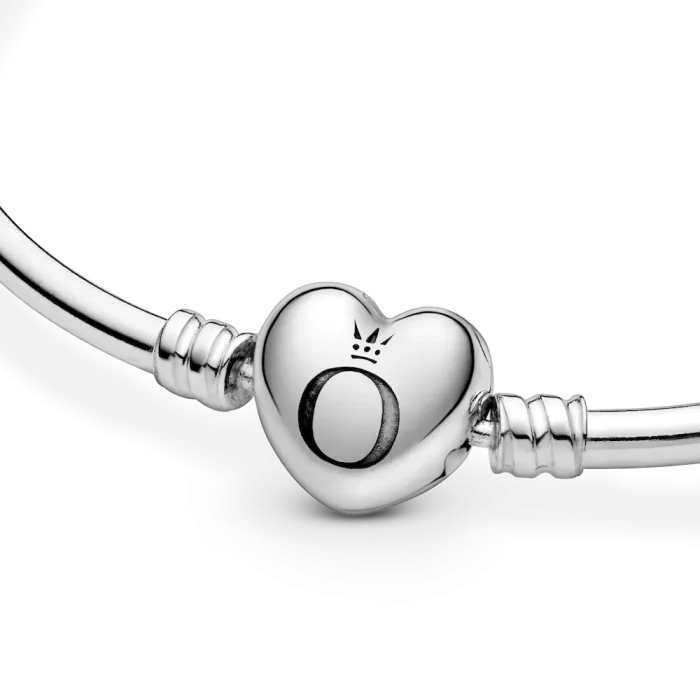 Pandora Moments Heart Clasp Bangle - Image 5
