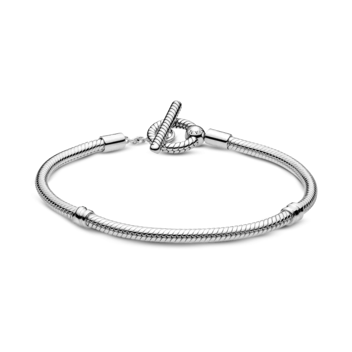 Pandora Moments T-Bar Snake Chain Bracelet - Image 7