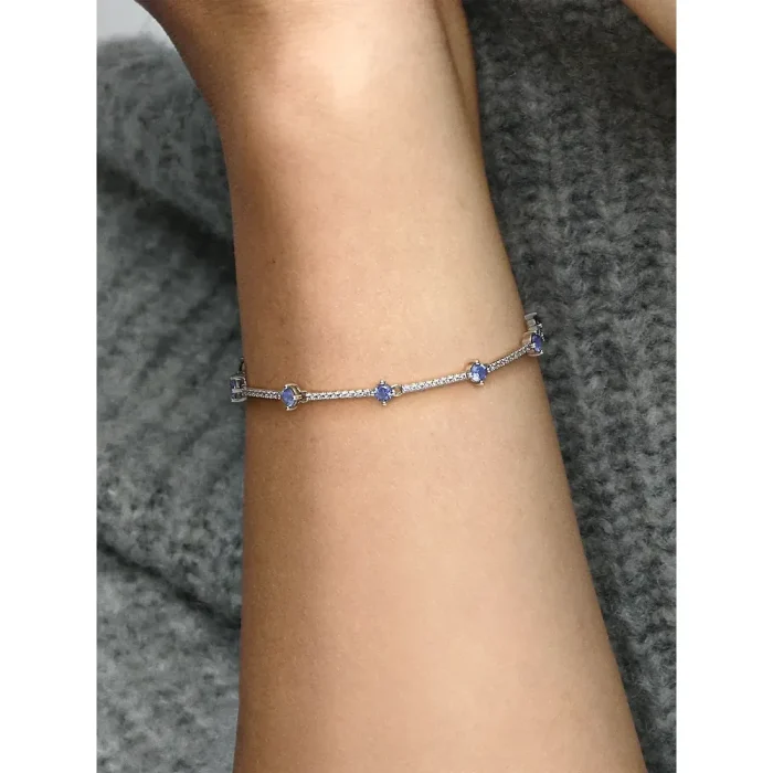 Sparkling Pavé Bars Bracelet - Image 2